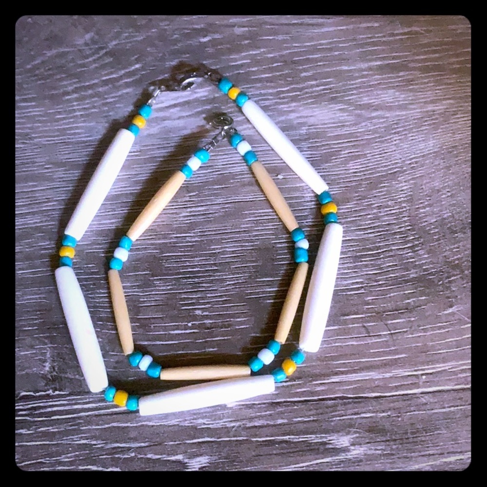 Bone bead bracelet